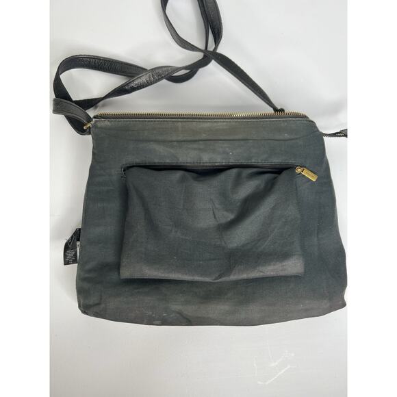 Fossil Kinley Crossbody Black Pebbled Leather Purse - Picture 12 of 16